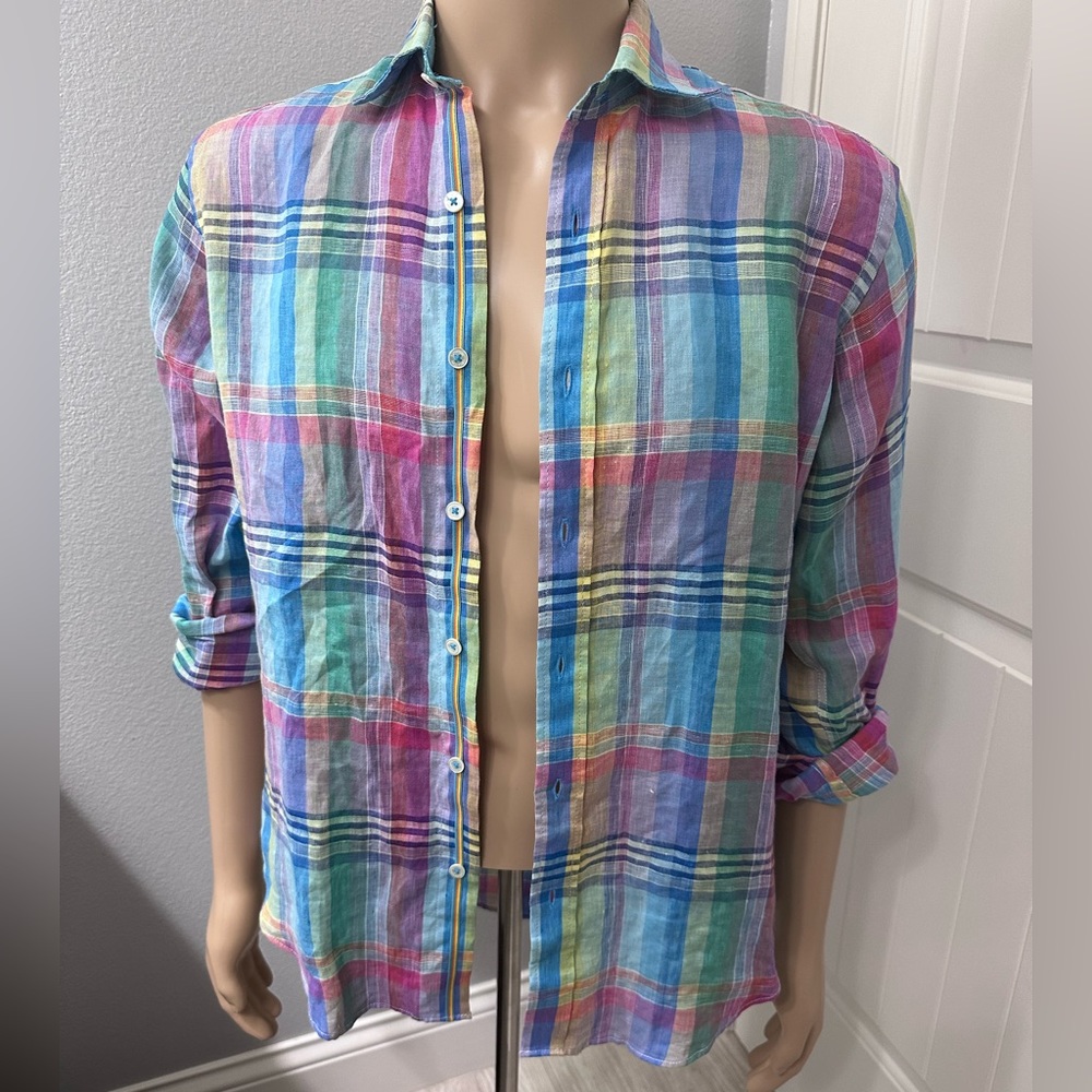 Bugatchi Plaid Button-Up